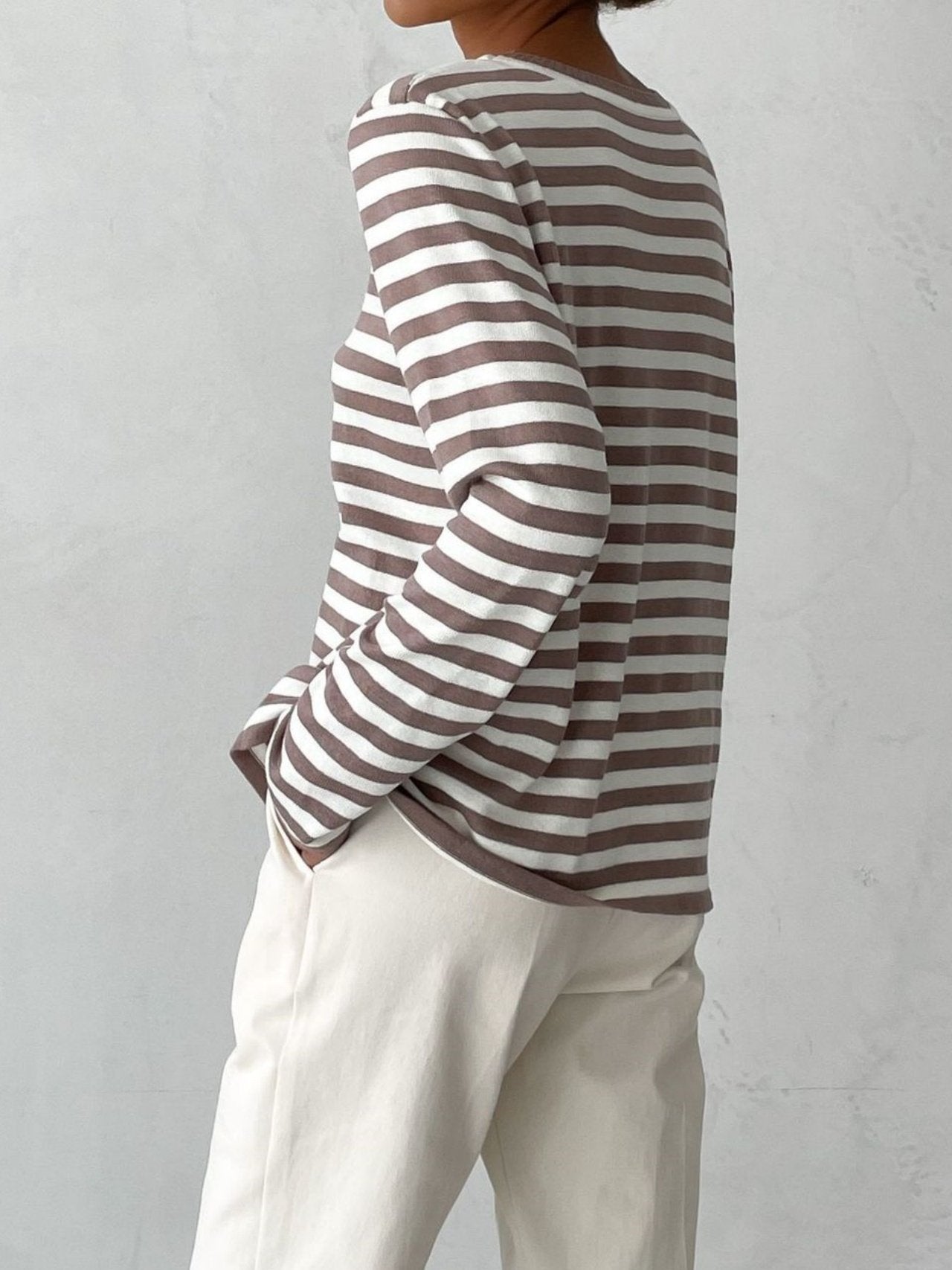 Loose Split Joint Wool/Knitting Urban Sweater