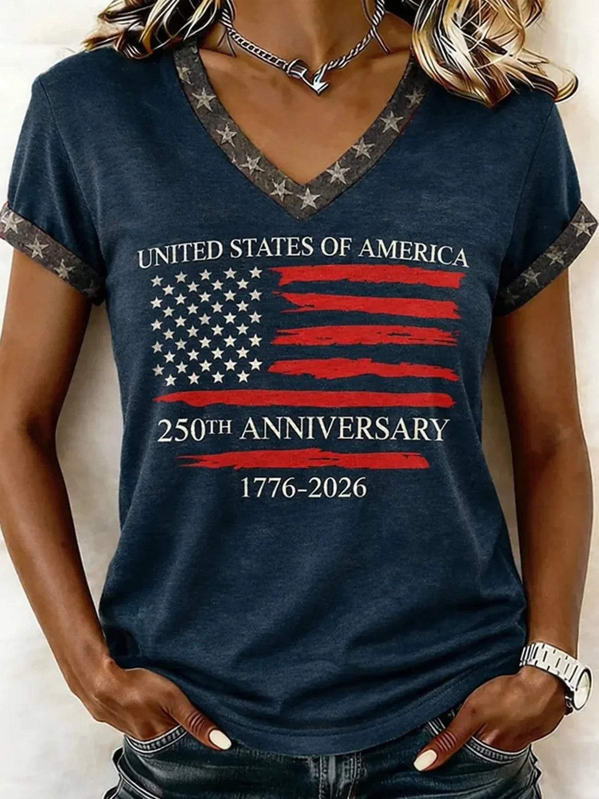 Women's 250th Anniversary Print T-Shirt