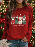 Casual Crew Neck Sweatshirt