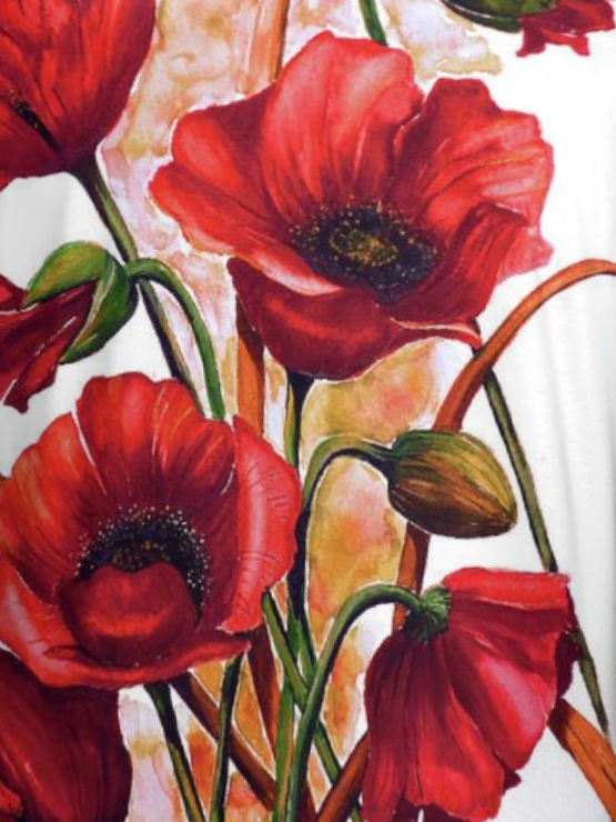 Vintage Floral Short Sleeve T-Shirt