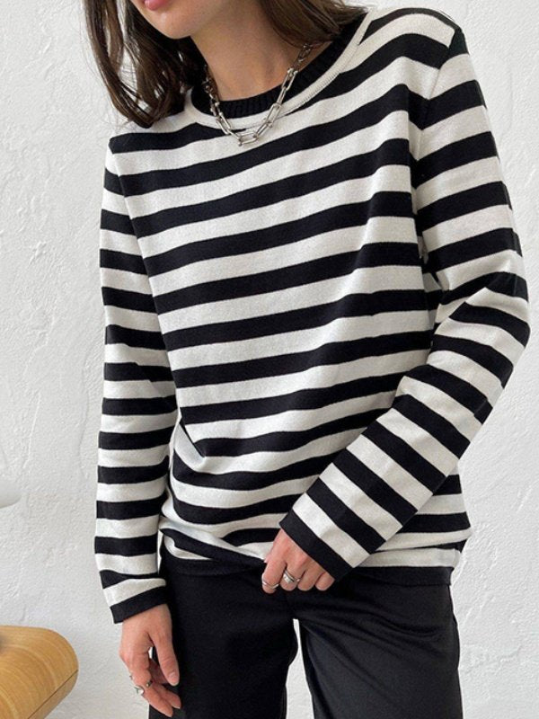 Loose Split Joint Wool/Knitting Urban Sweater