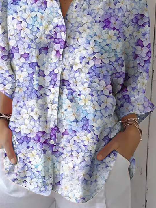 Women's Alzheimer's Print Casual Shirt