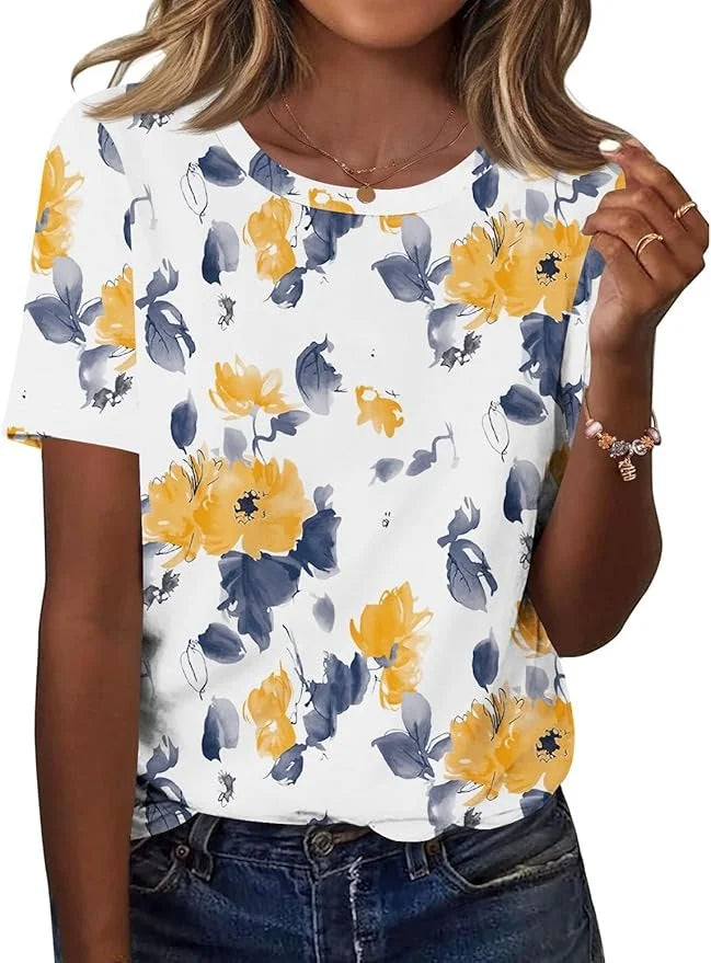 Casual Crew Neck Regular Fit T-Shirt