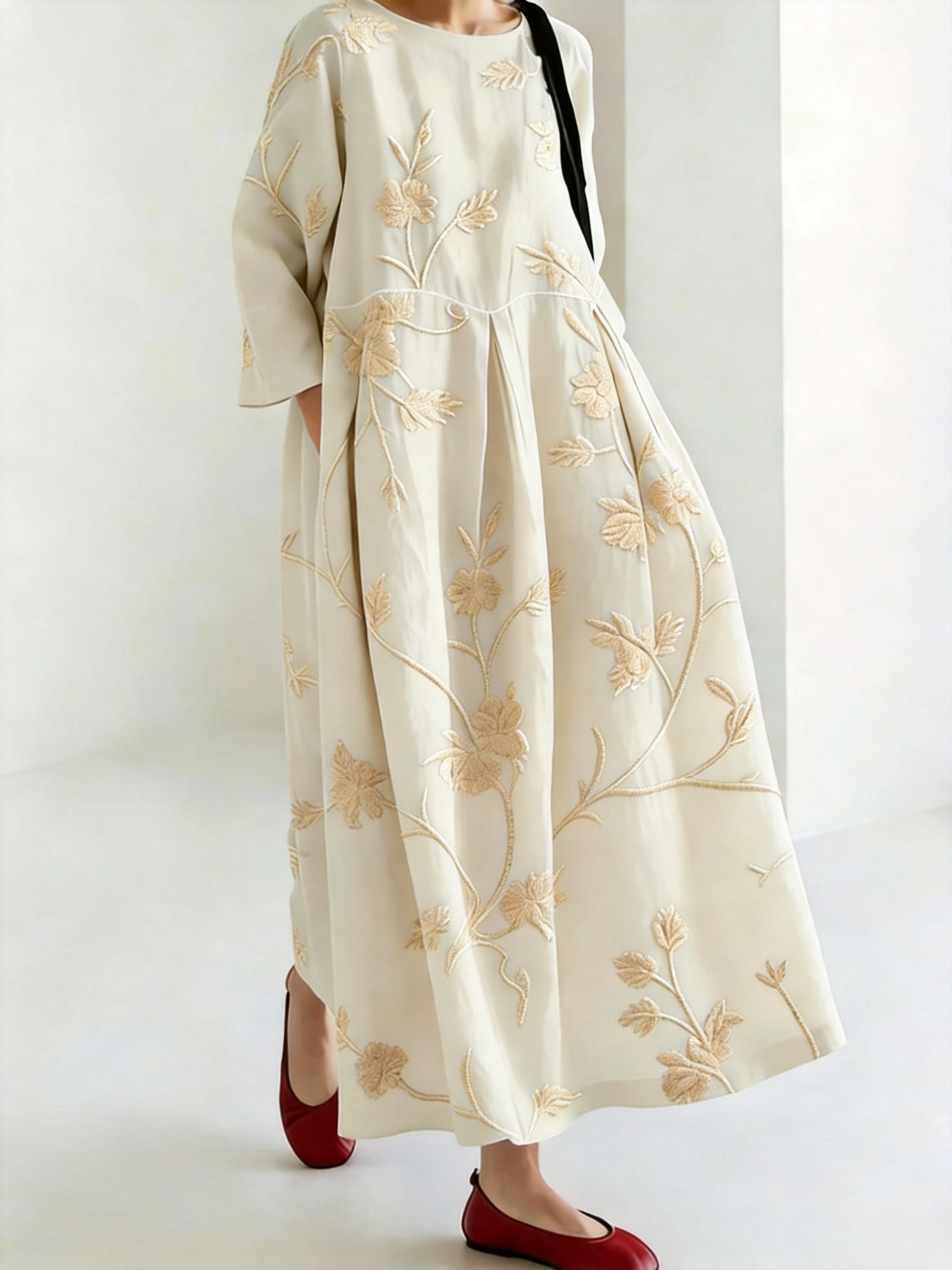 Floral Others Vacation Dress With No