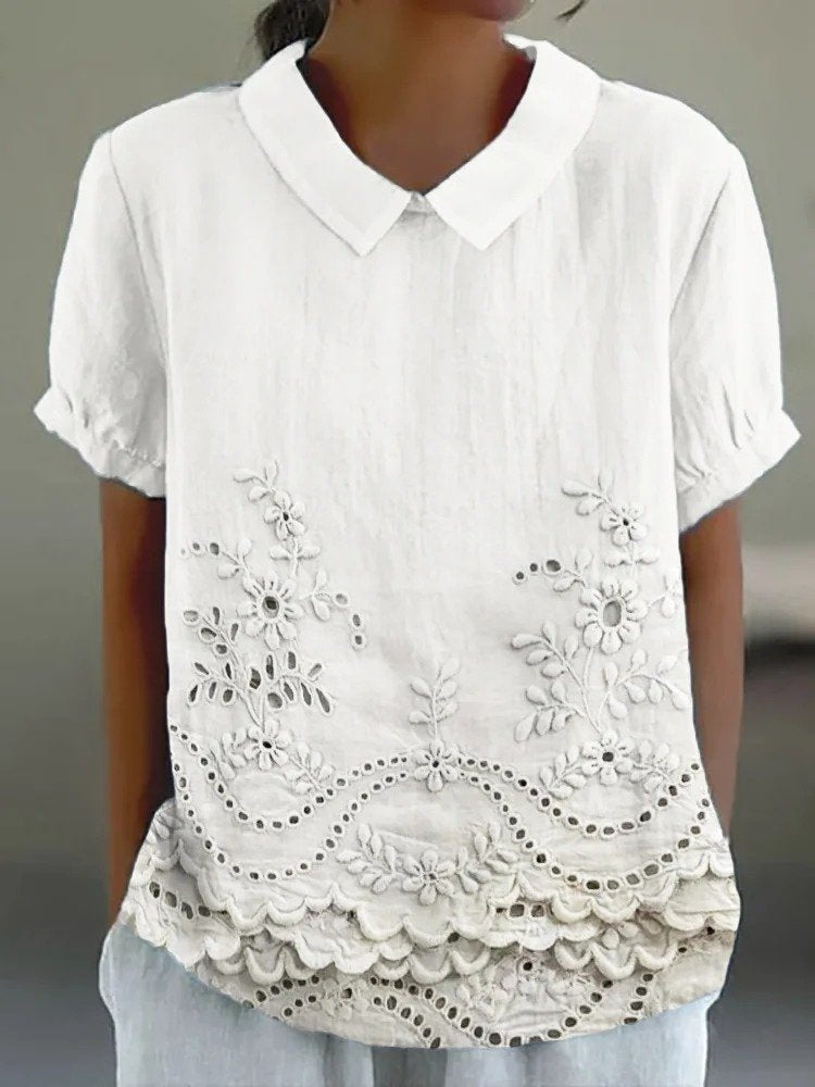 Plain Loose Simple Blouse