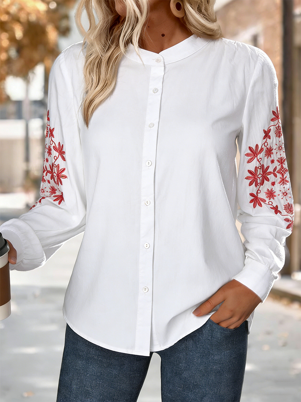 Embroidery Patterns Others Elegant Shirt