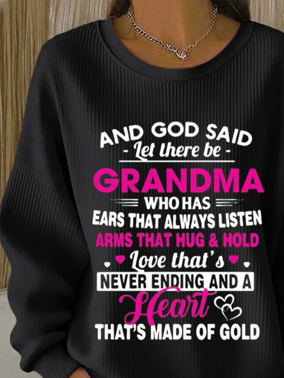 Casual Printing Text Letters Sweatshirt