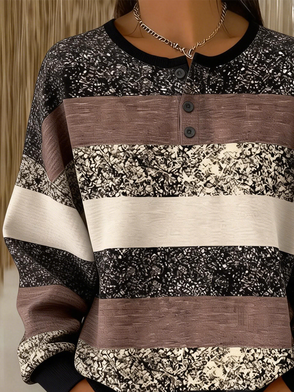 Casual Others Striped Sweatshirt