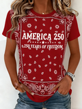 Loose Crew Neck Casual T-Shirt