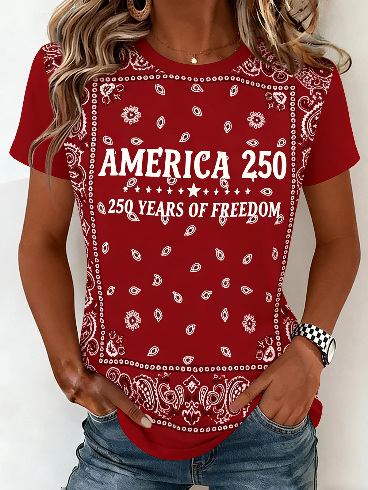 Loose Crew Neck Casual T-Shirt