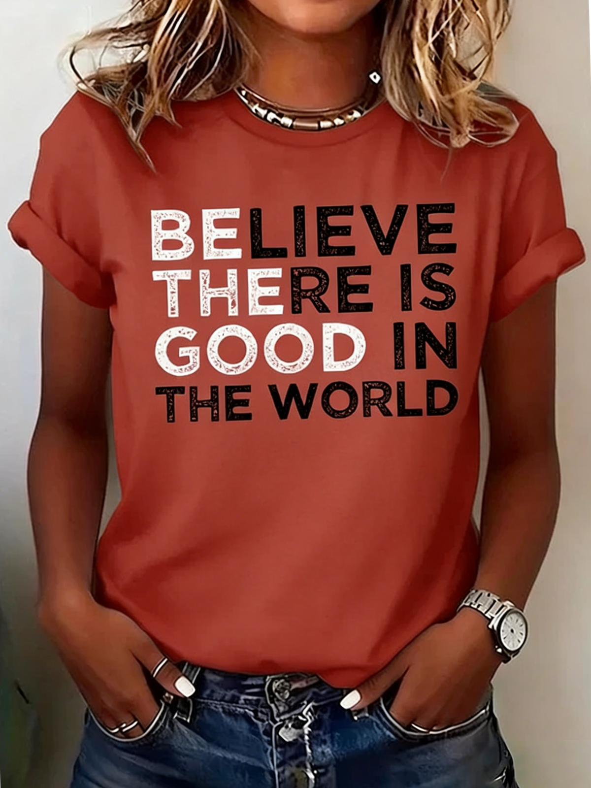 Casual Crew Neck T-Shirt