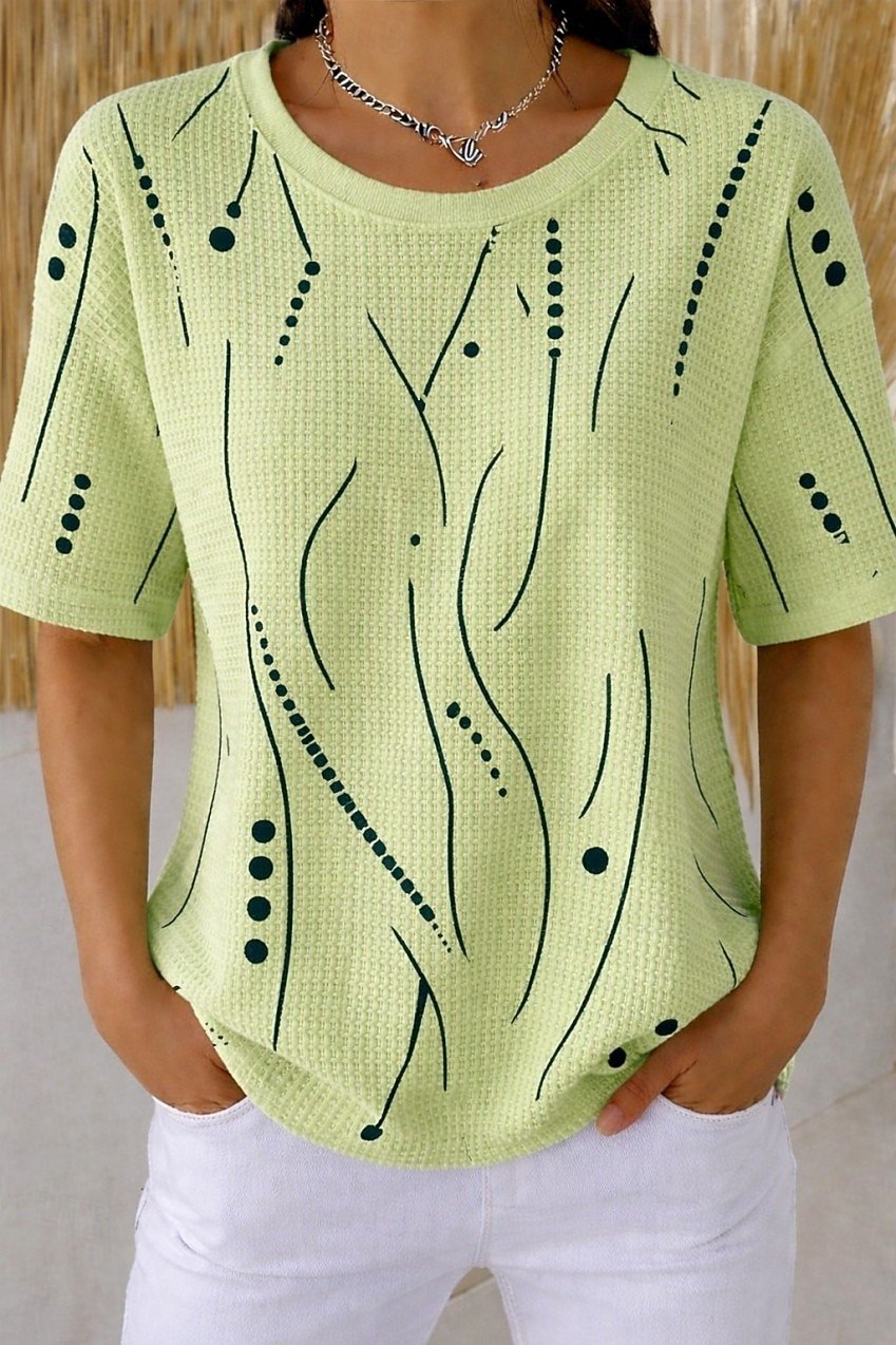 Vintage Others Loose Striped T-Shirt