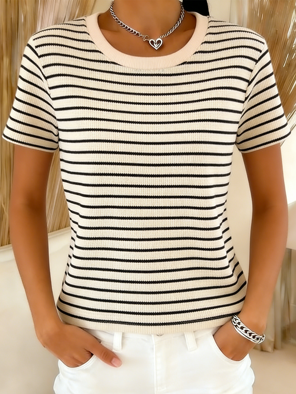 Crew Neck Casual Regular Fit T-Shirt