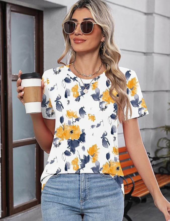 Casual Crew Neck Regular Fit T-Shirt