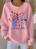 Others Casual Loose Sweatshirt