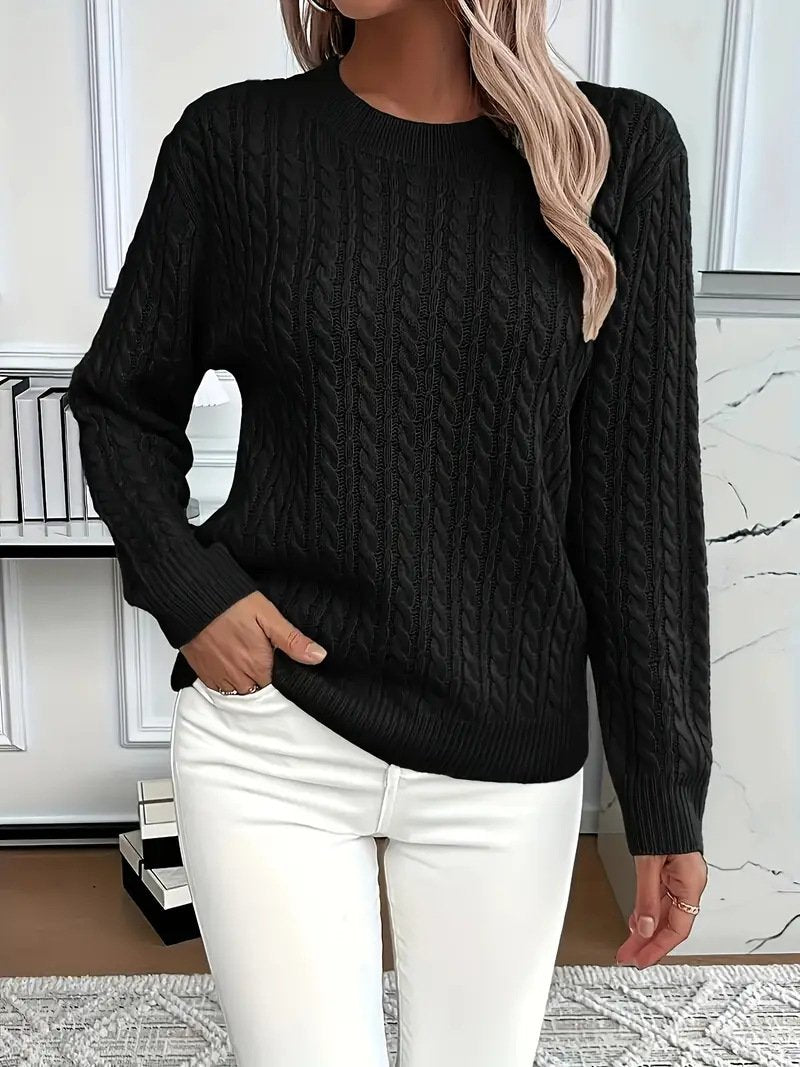 Regular Fit Cotton Casual Plain Sweater