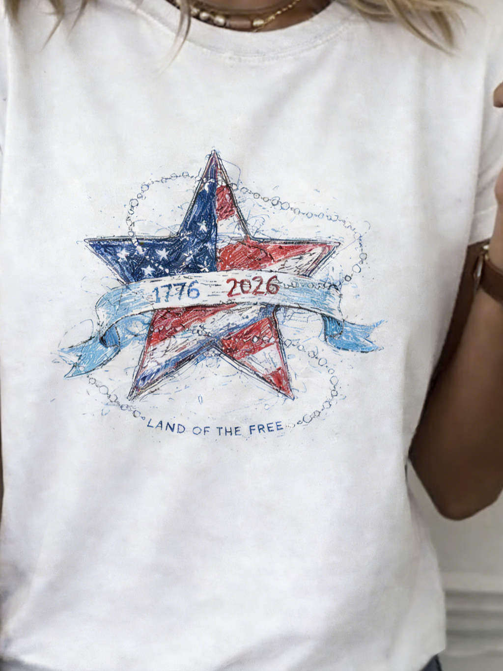 Women's Short Sleeve T-shirt Summer White Text Letters Printing Jersey Crew Neck Daily Going Out Casual Top