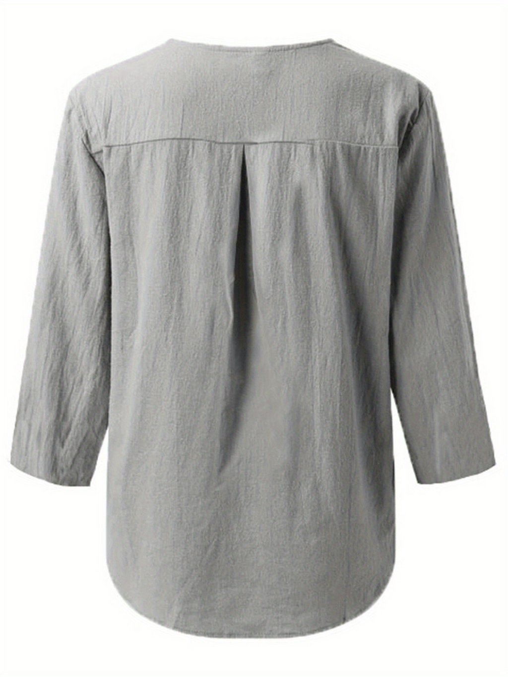 Stylish V Neck Buttons Going Out Casual Shirt