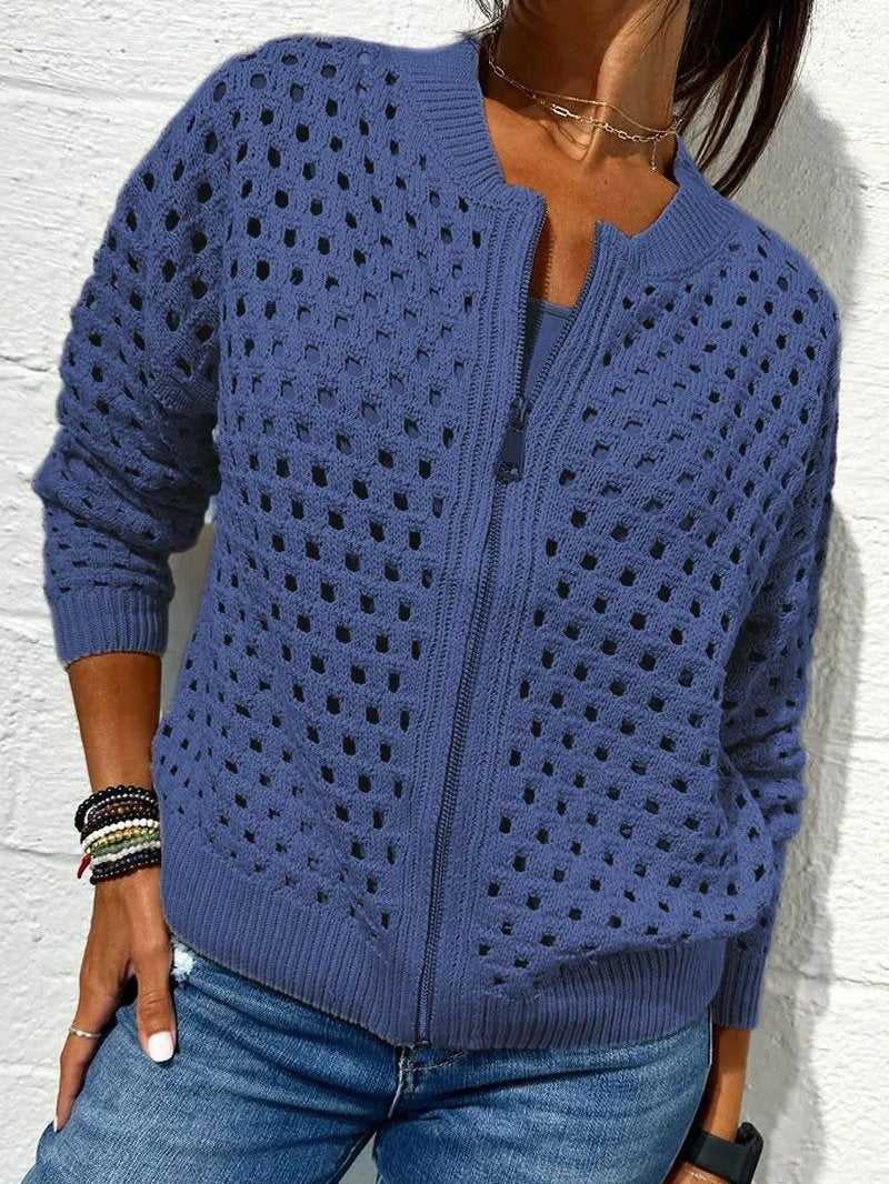Urban Hollow Out Regular Fit Jacket