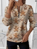 Christmas Loose Crew Neck Vintage Sweatshirt