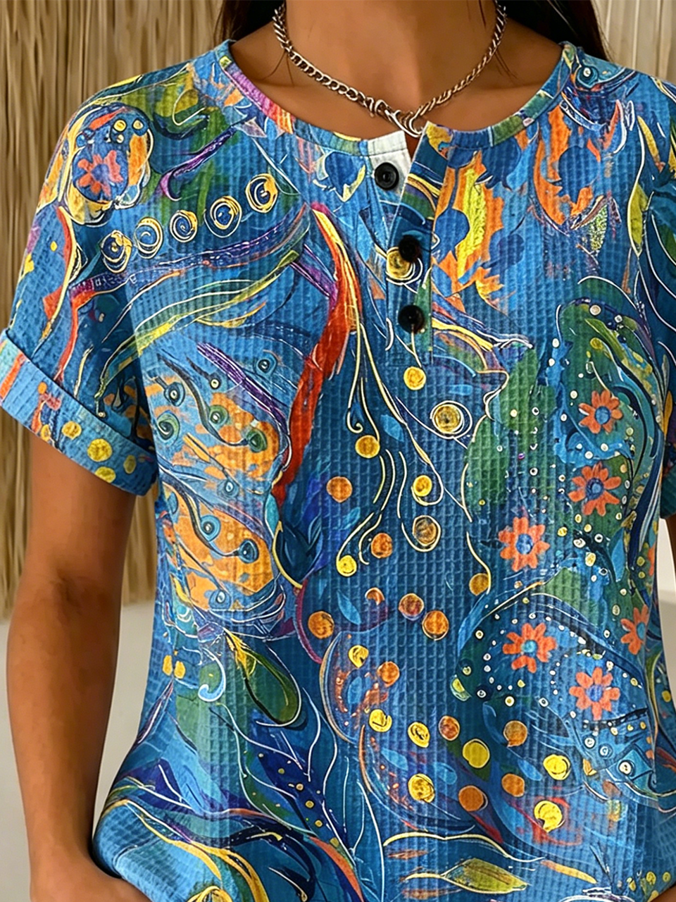 Psychedelic Art Others Vintage Loose T-Shirt