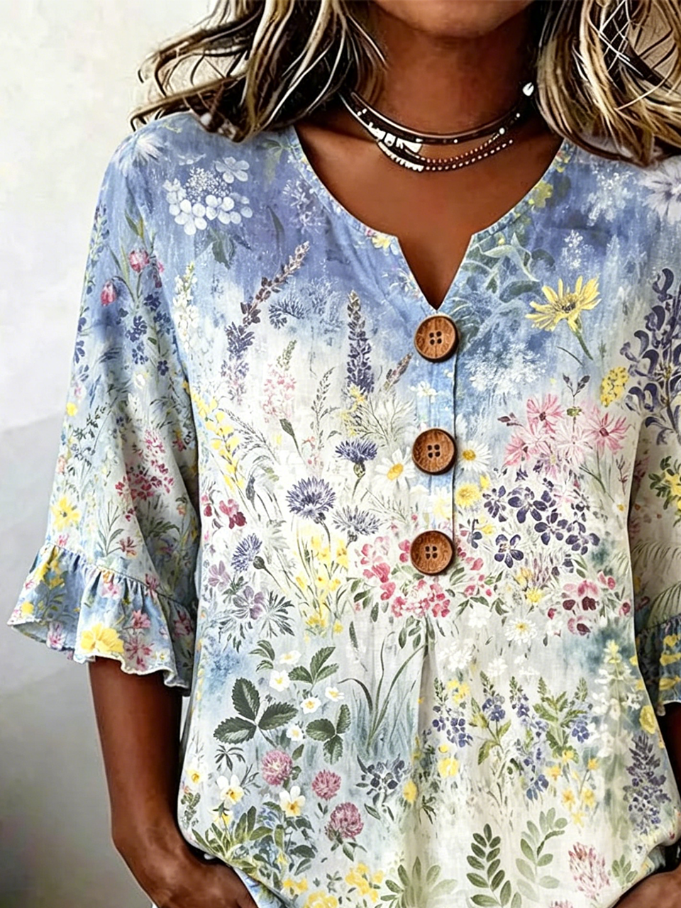 Loose Vintage Others Floral Shirt