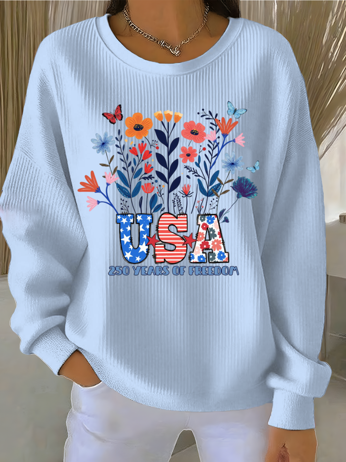 Others Casual Loose Sweatshirt