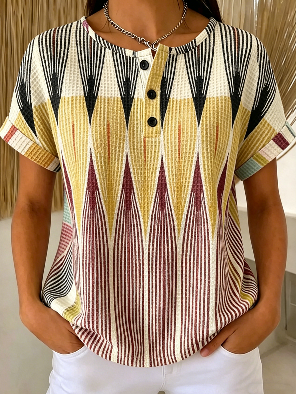 Geometric Others Vintage T-Shirt