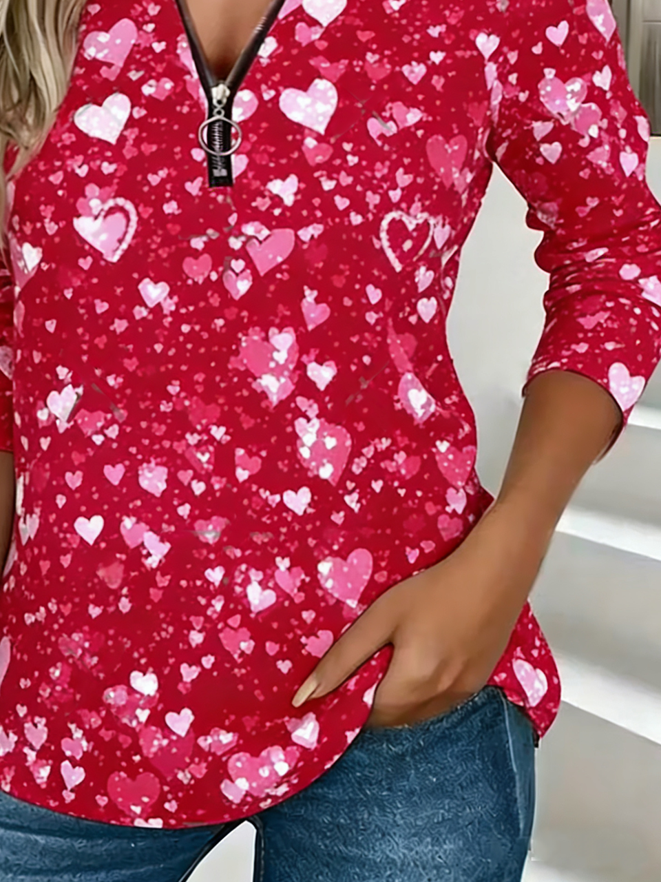 Valentine's Day Loose Casual T-Shirt
