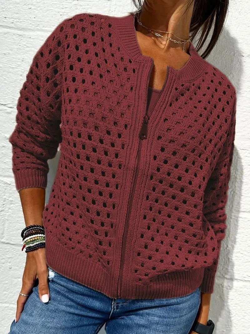 Urban Hollow Out Regular Fit Jacket