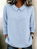 Vintage Loose Striped Others Shirt