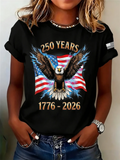 250th anniversary Casual Crew Neck T-Shirt