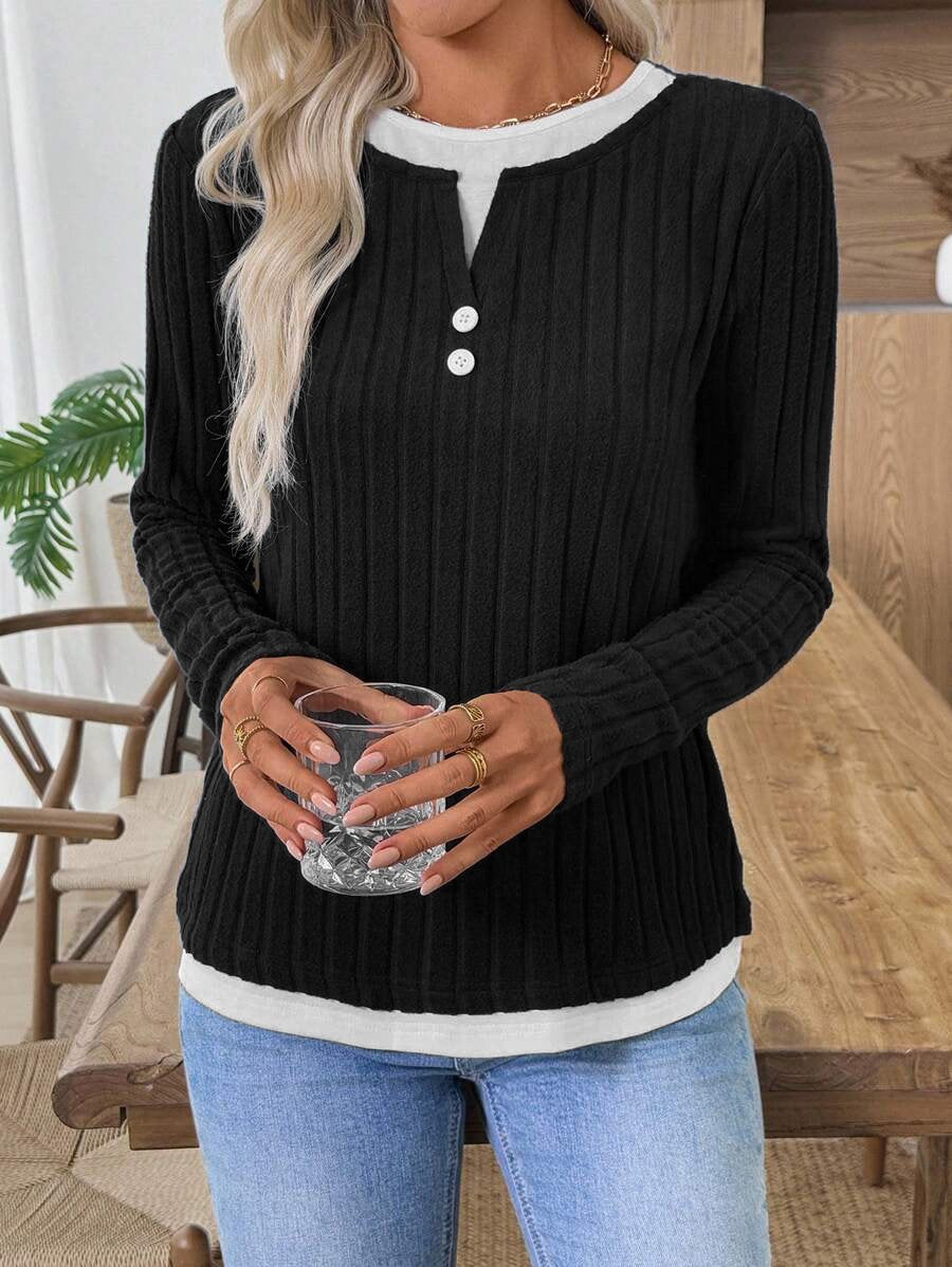 Casual V Neck T-Shirt