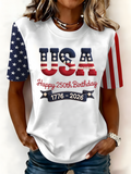 250th anniversary Casual Crew Neck T-Shirt