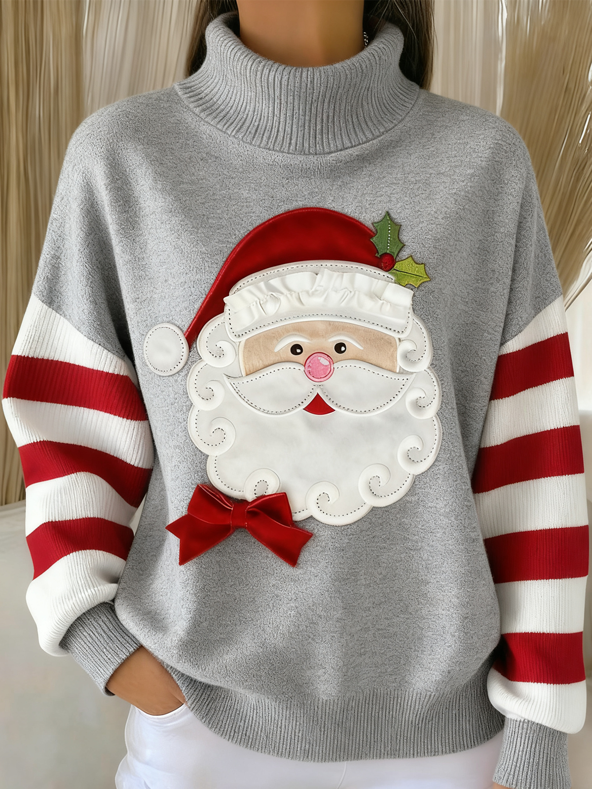 Vintage Loose Turtleneck Sweater