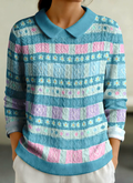 Color Block Casual Sweater