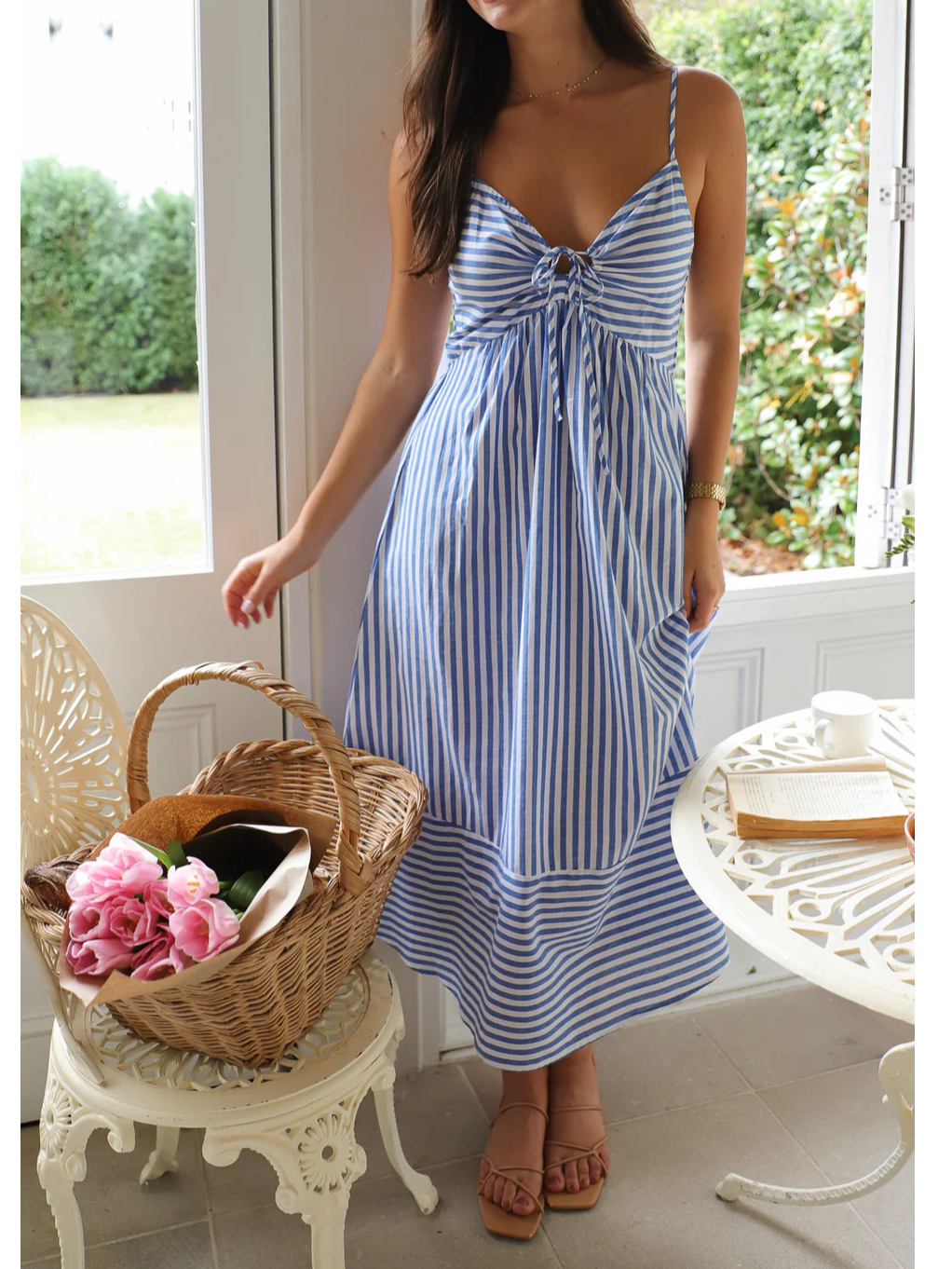 Striped Vacation Others Dress With No