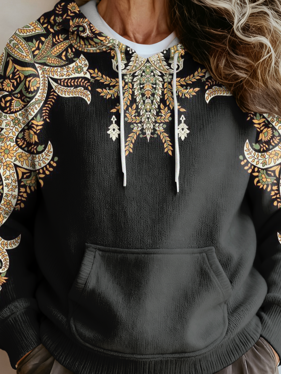Hoodie Ethnic Casual Sweater