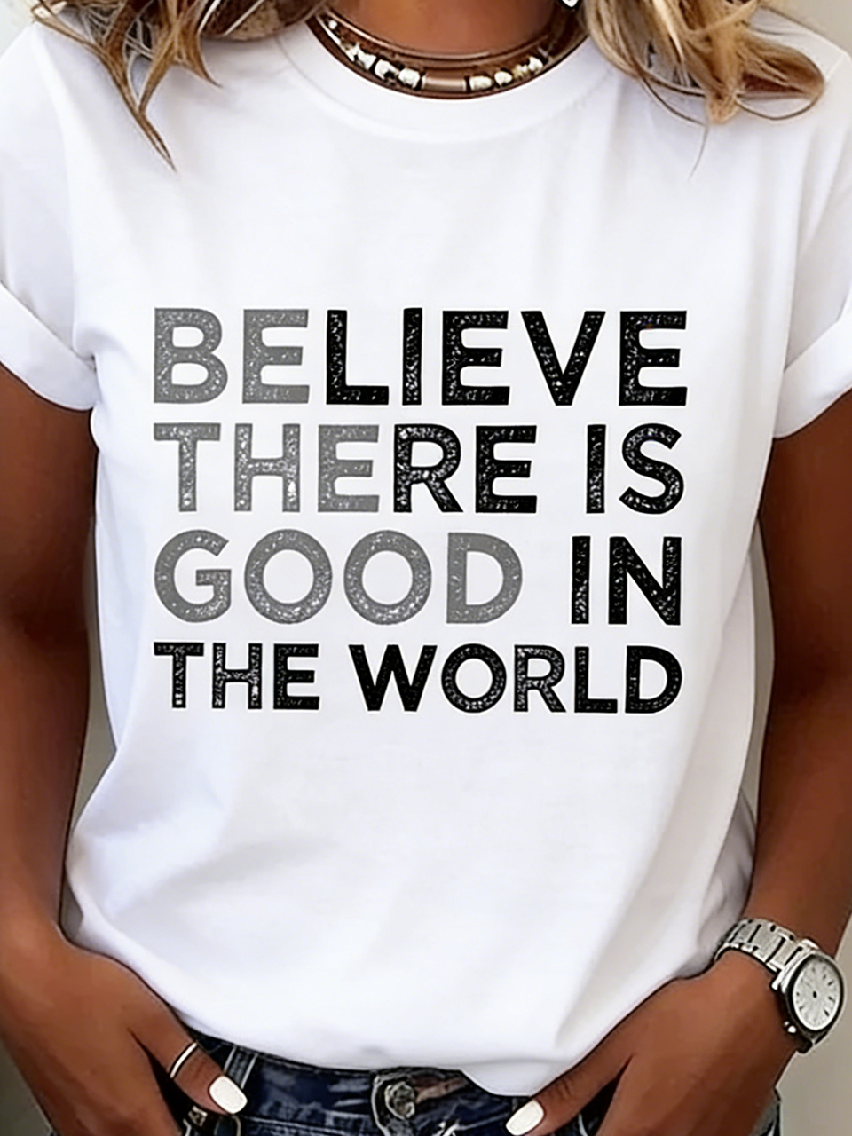 Casual Crew Neck T-Shirt