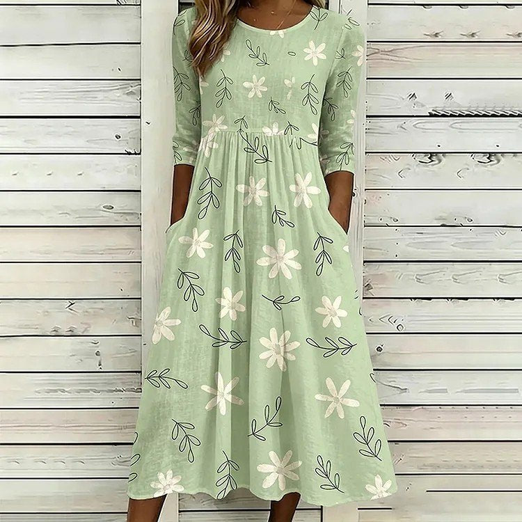 Others Elegant Loose Dress With No