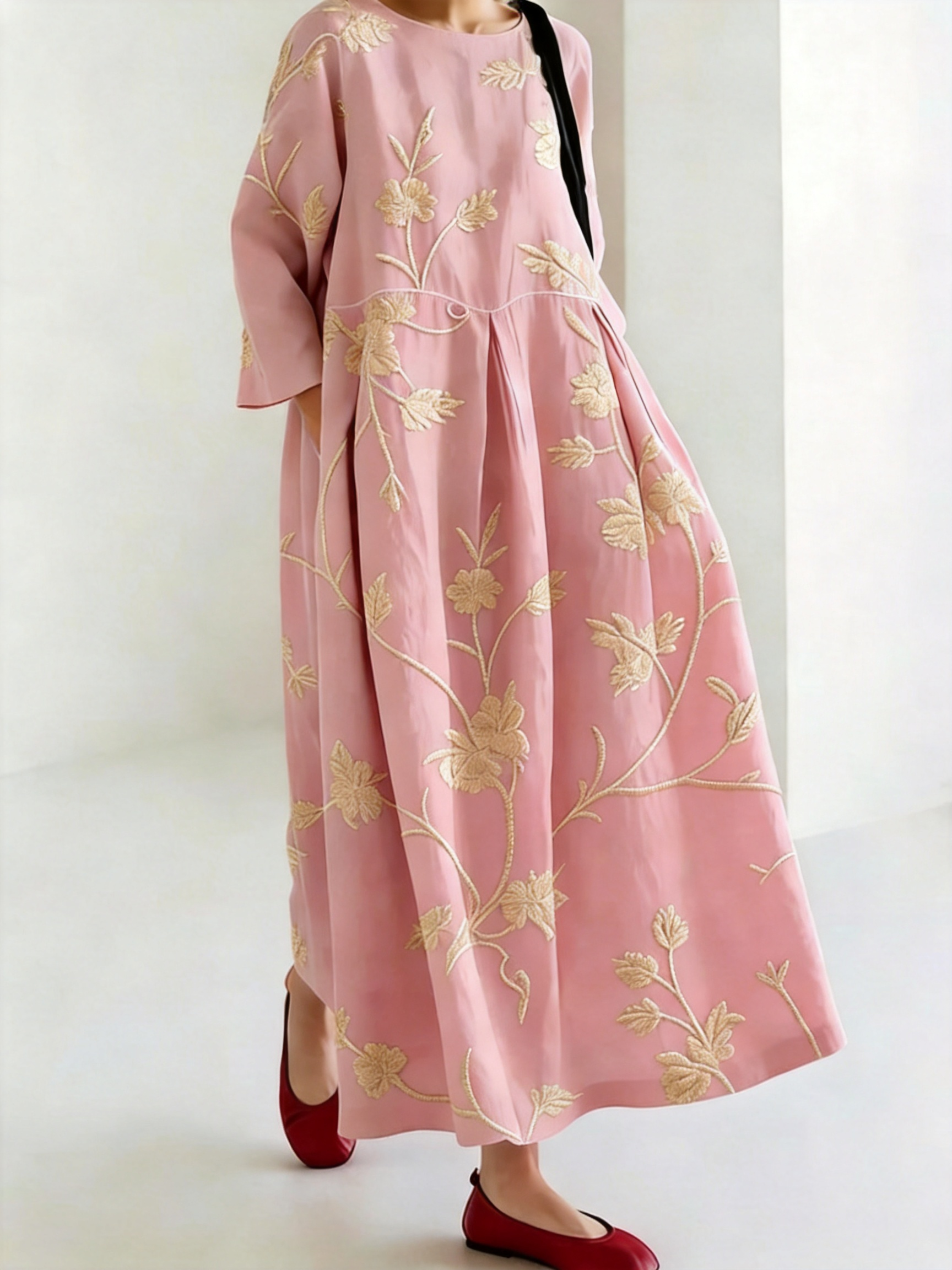 Floral Others Vacation Dress With No