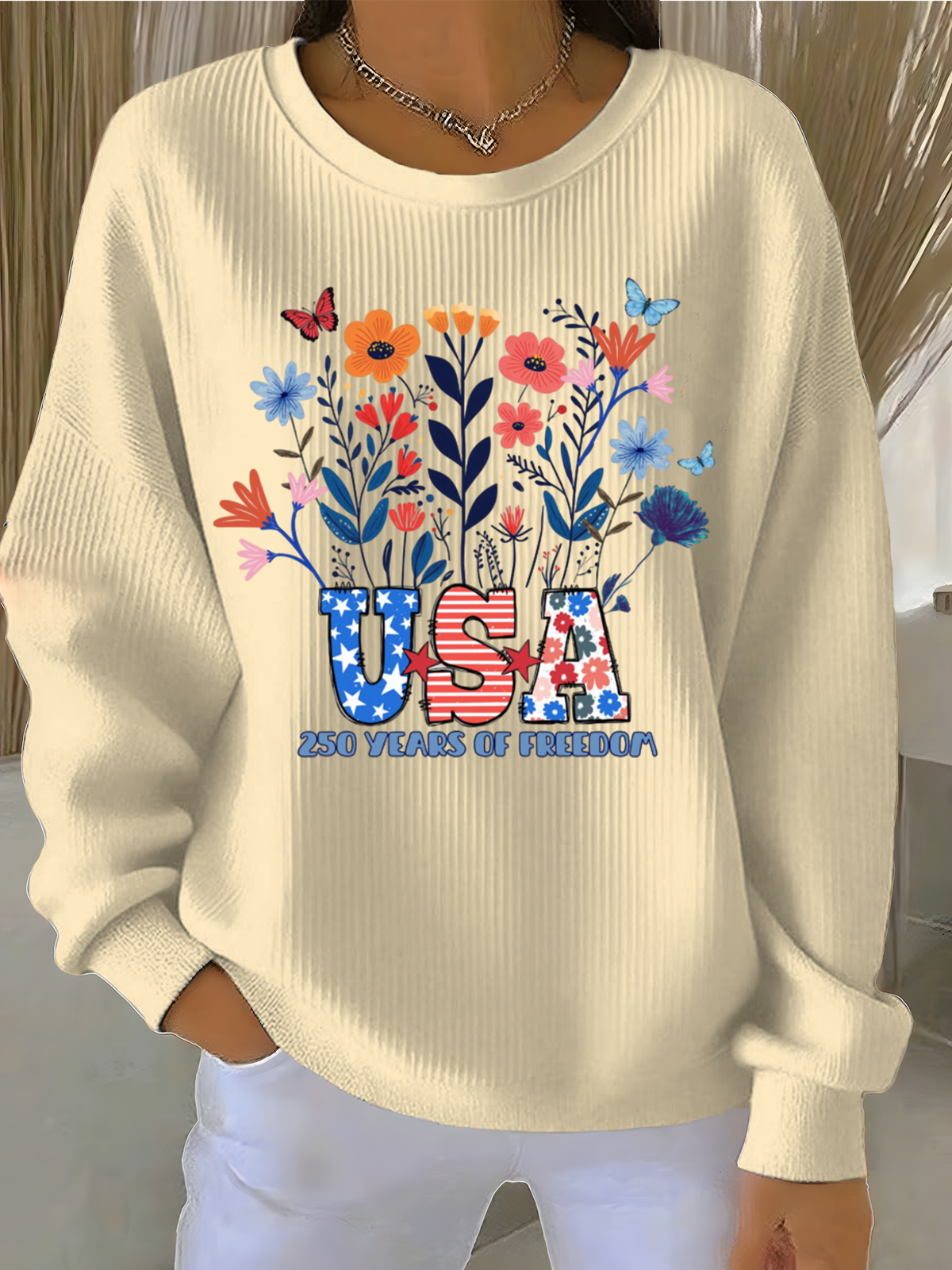 Others Casual Loose Sweatshirt