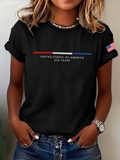 Crew Neck Regular Fit Striped Casual T-Shirt