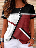 Vintage Striped Others T-Shirt