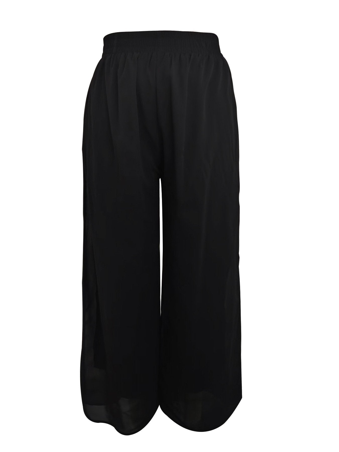 Plain Elegant Loose Pants