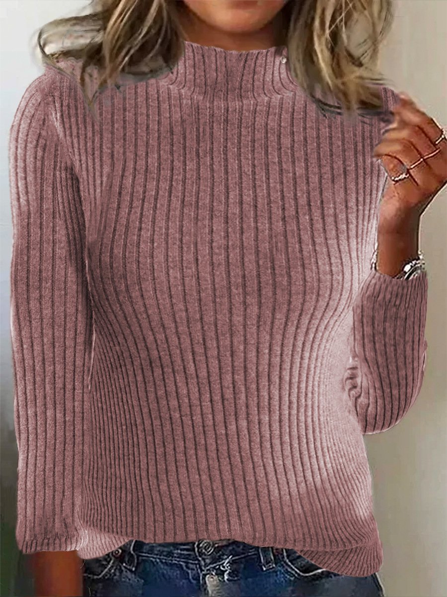 Casual Plain Sweater