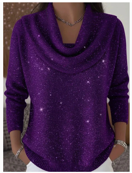 Crew Neck Casual Sweater