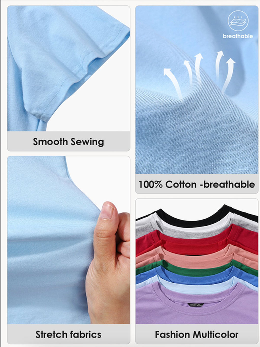 Cute Cat Cotton T-shirt
