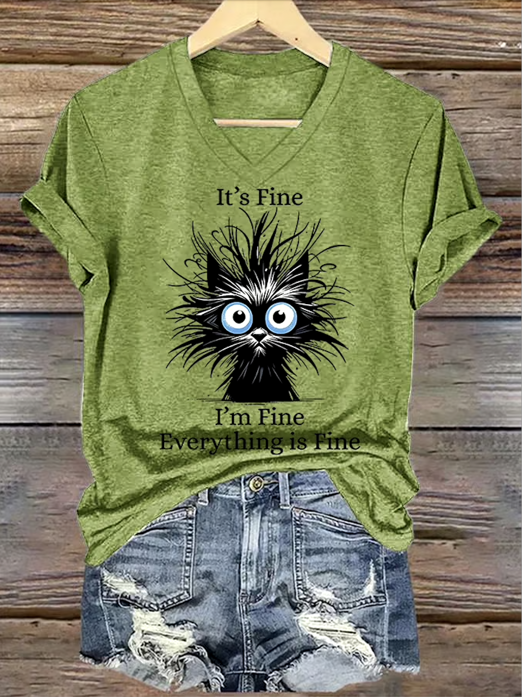 Casual Crew Neck Regular Fit Cotton T-Shirt