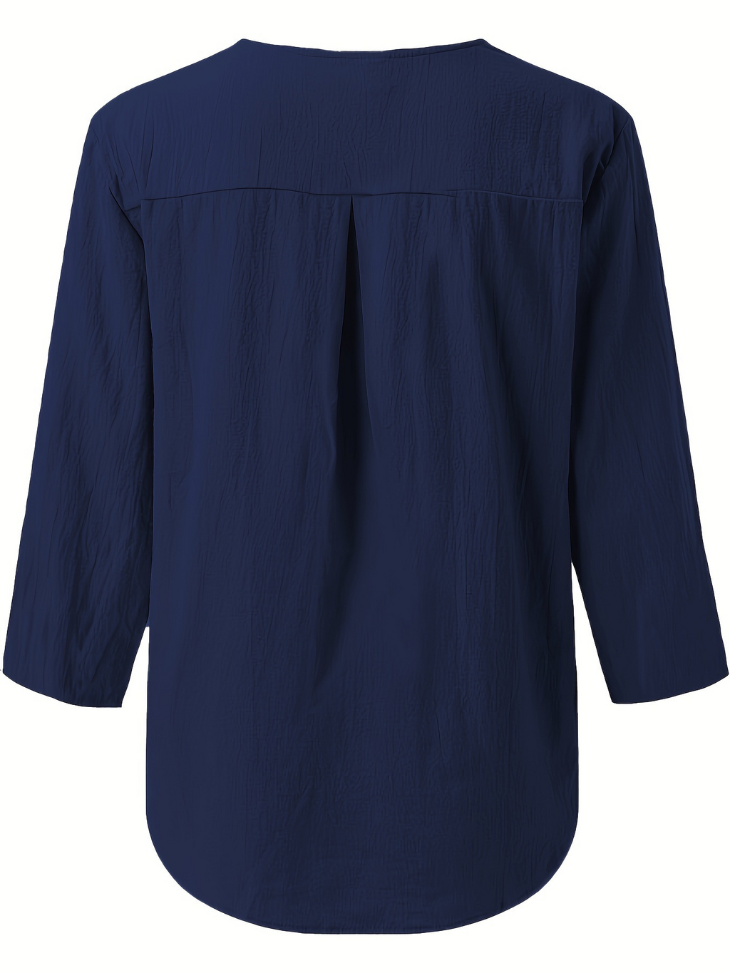 Stylish V Neck Buttons Going Out Casual Shirt